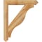 Ekena Millwork Funston Arts & Crafts Rough Sawn Bracket, Western Red Cedar, 4"W x 30"D x 36"H BKT04X30X36FST03RWR - alternate 4